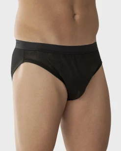 100% Black Cotton Briefs
