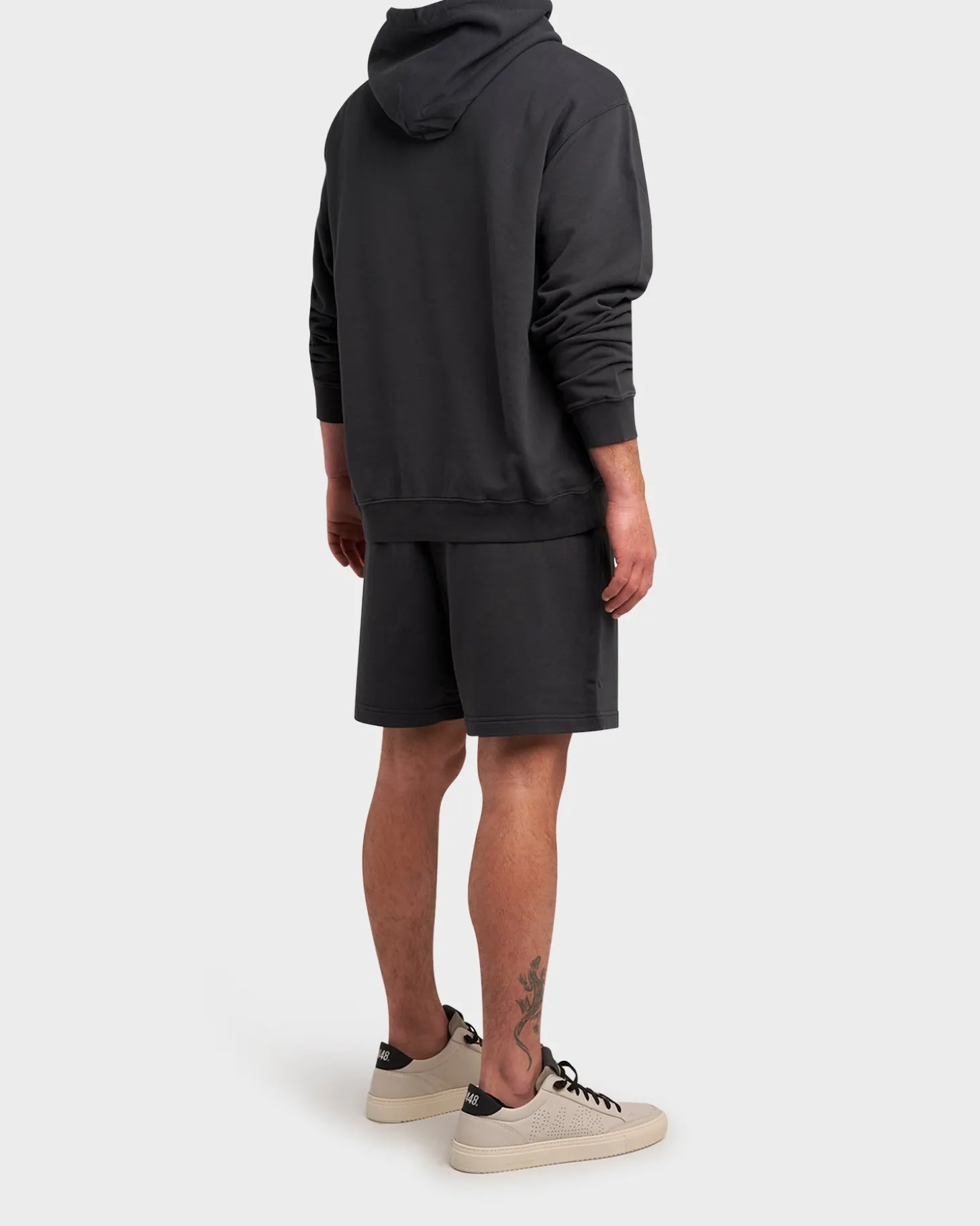 Anthracite Grey Dylan Terry Cotton Hoodie