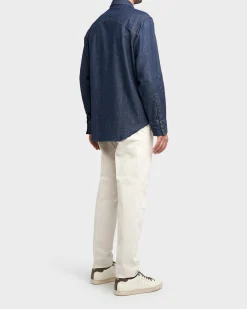 Beige Cotton Chinos