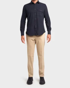 Beige Cotton Chinos