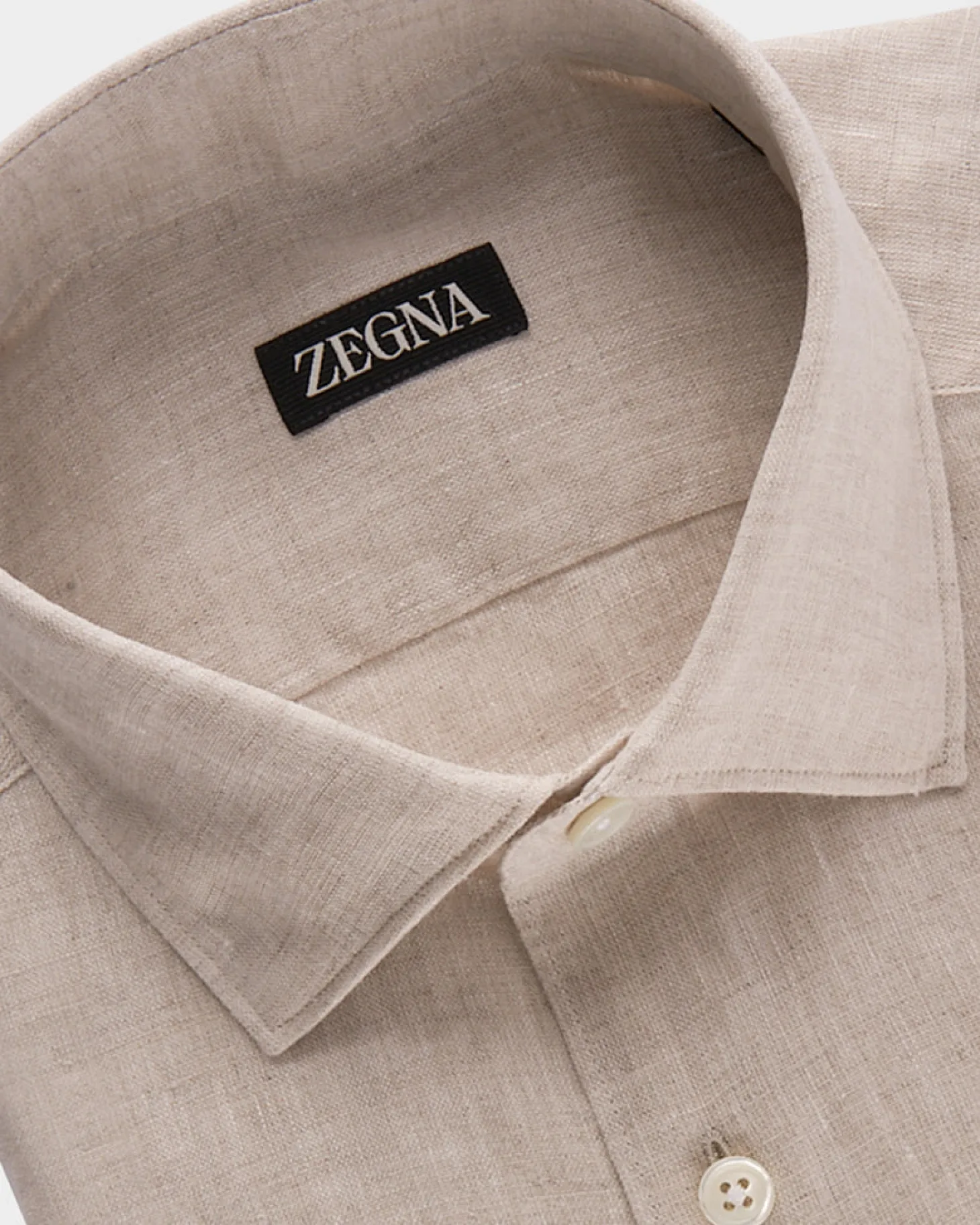 Beige Linen Shirt