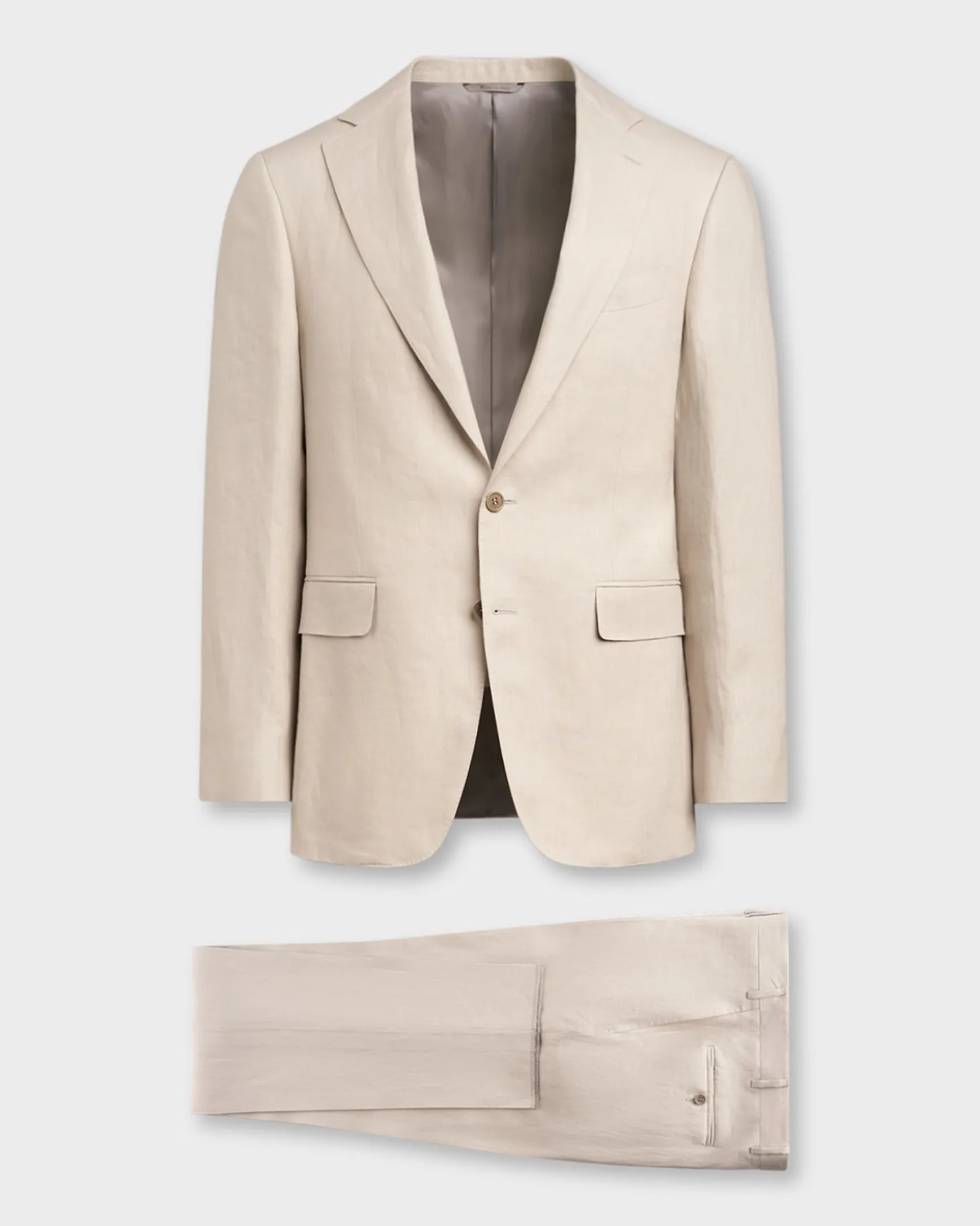 Beige Puro Linen Suit