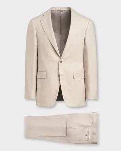 Beige Puro Linen Suit