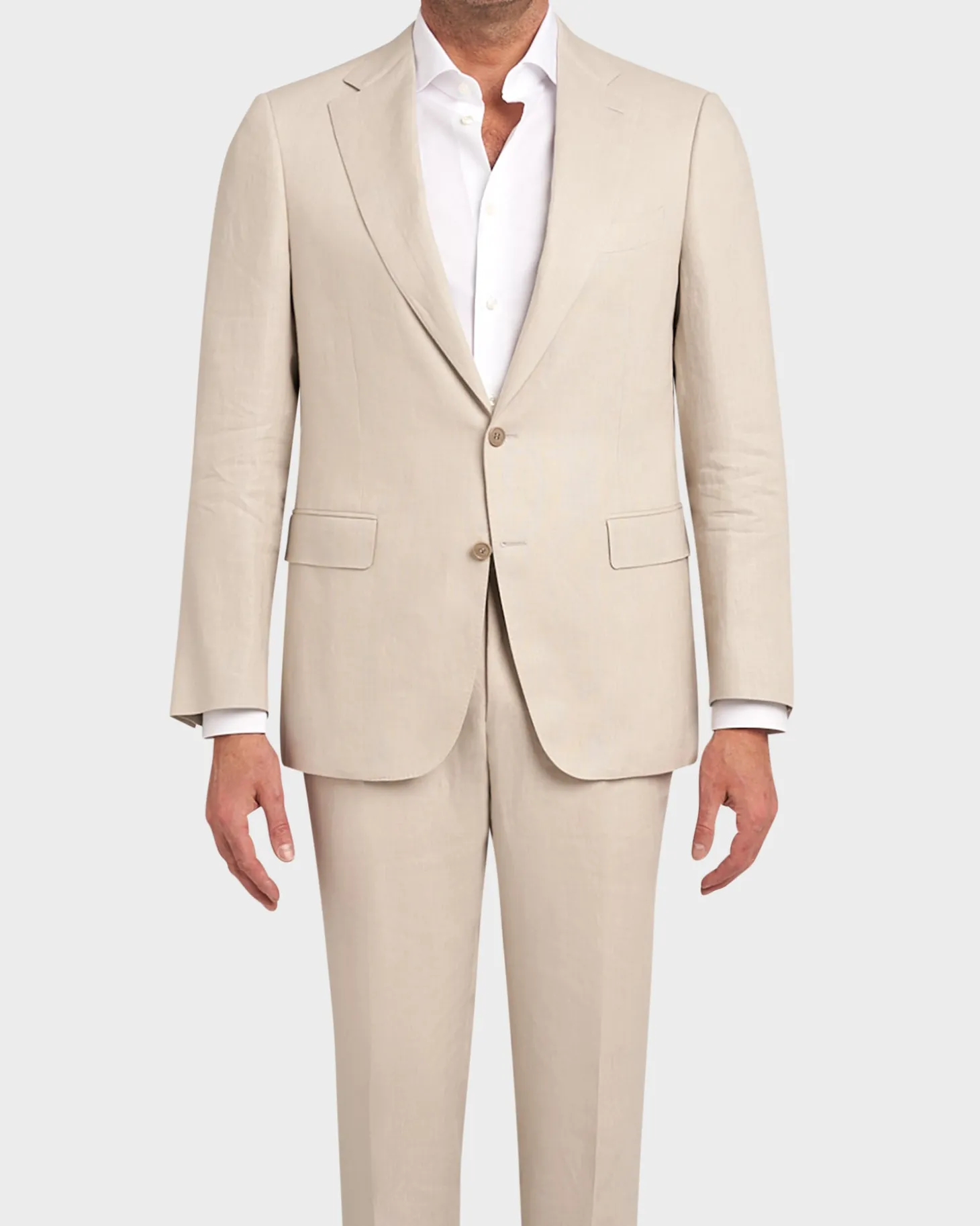 Beige Puro Linen Suit