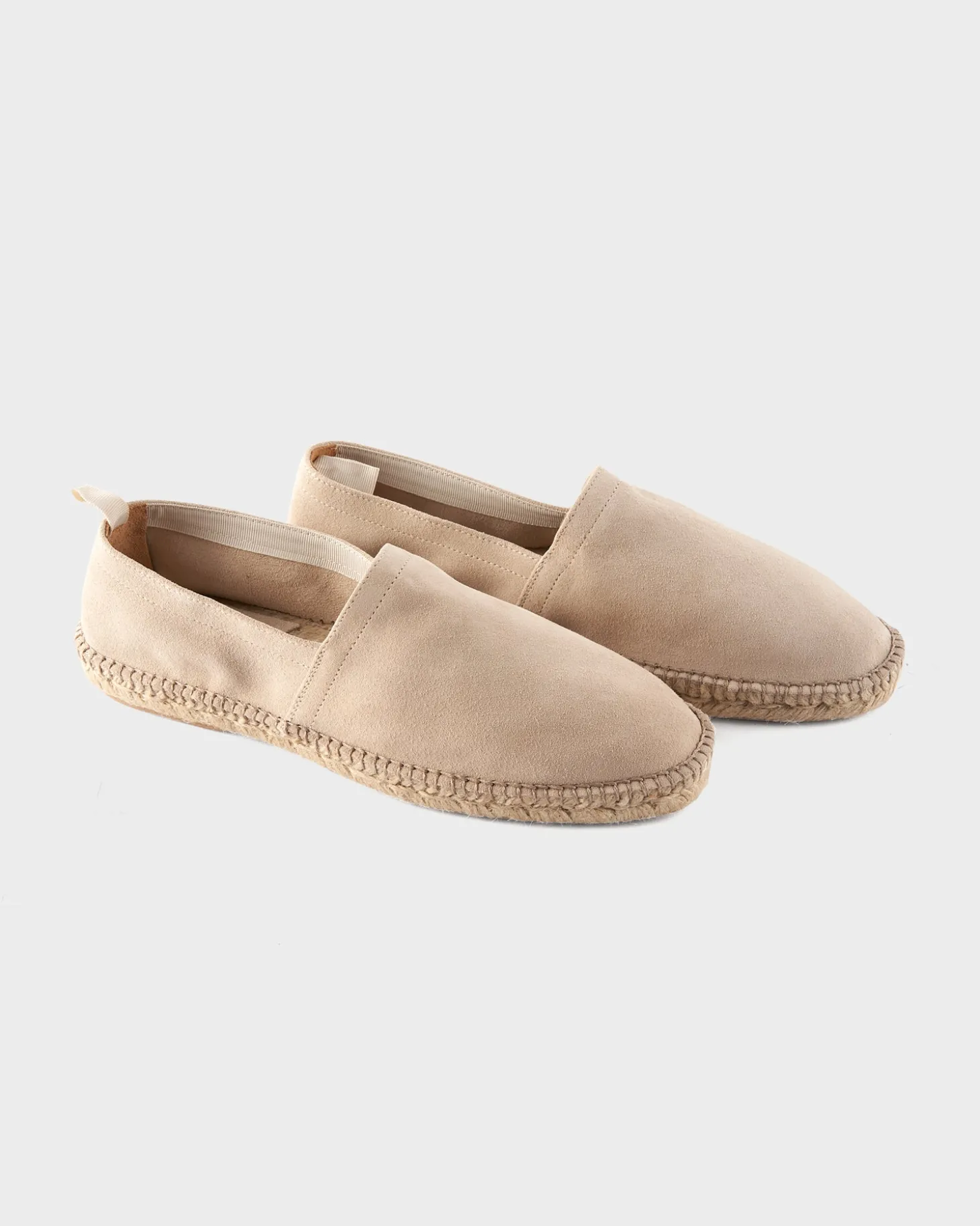 Beige Suede Espadrilles
