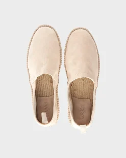 Beige Suede Espadrilles