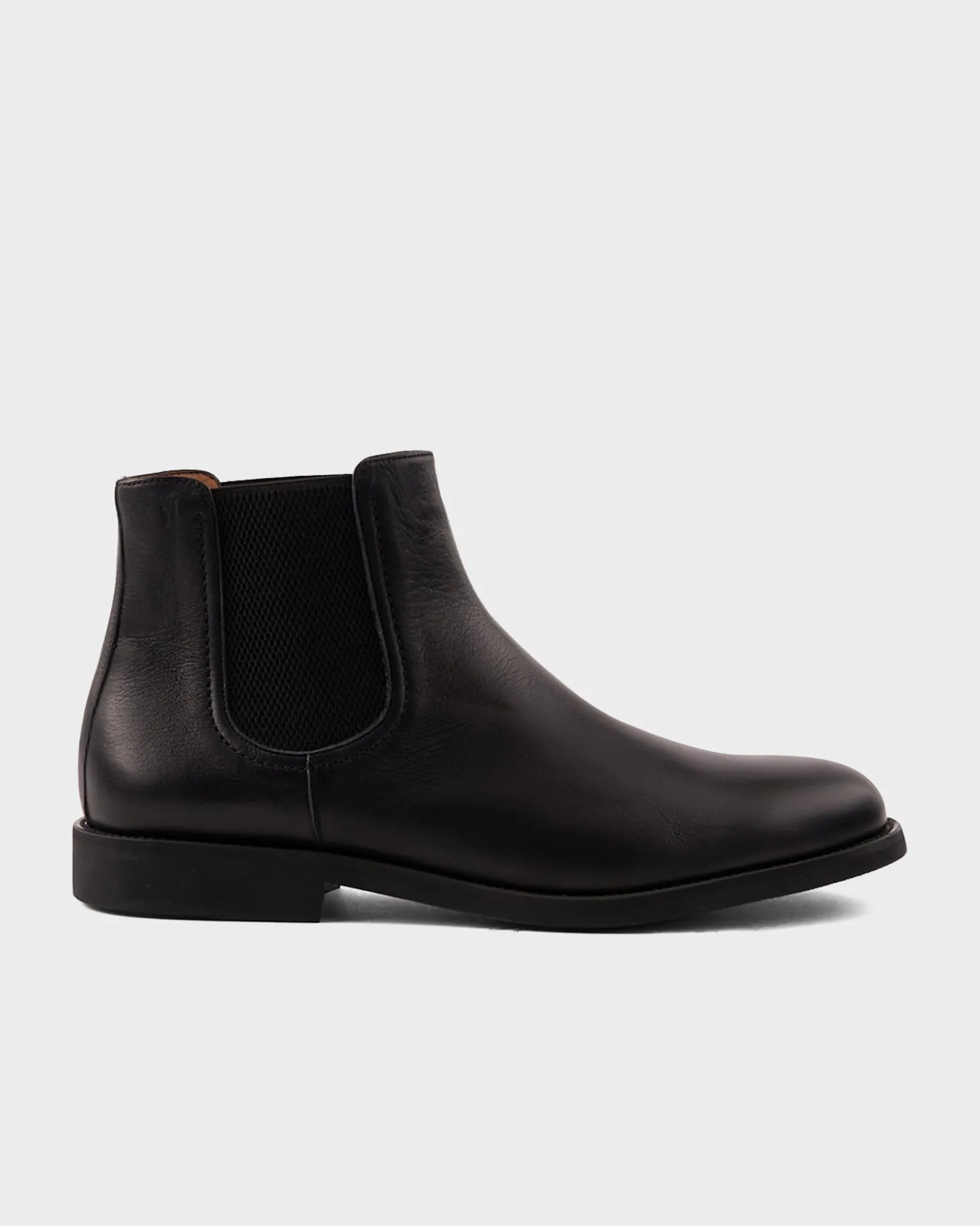 Black Calfskin Mainz Chelsea Boots