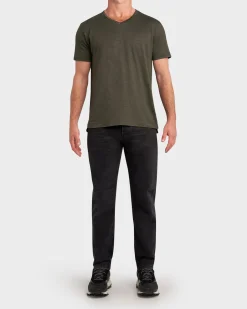 Black California Straight Leg Jeans