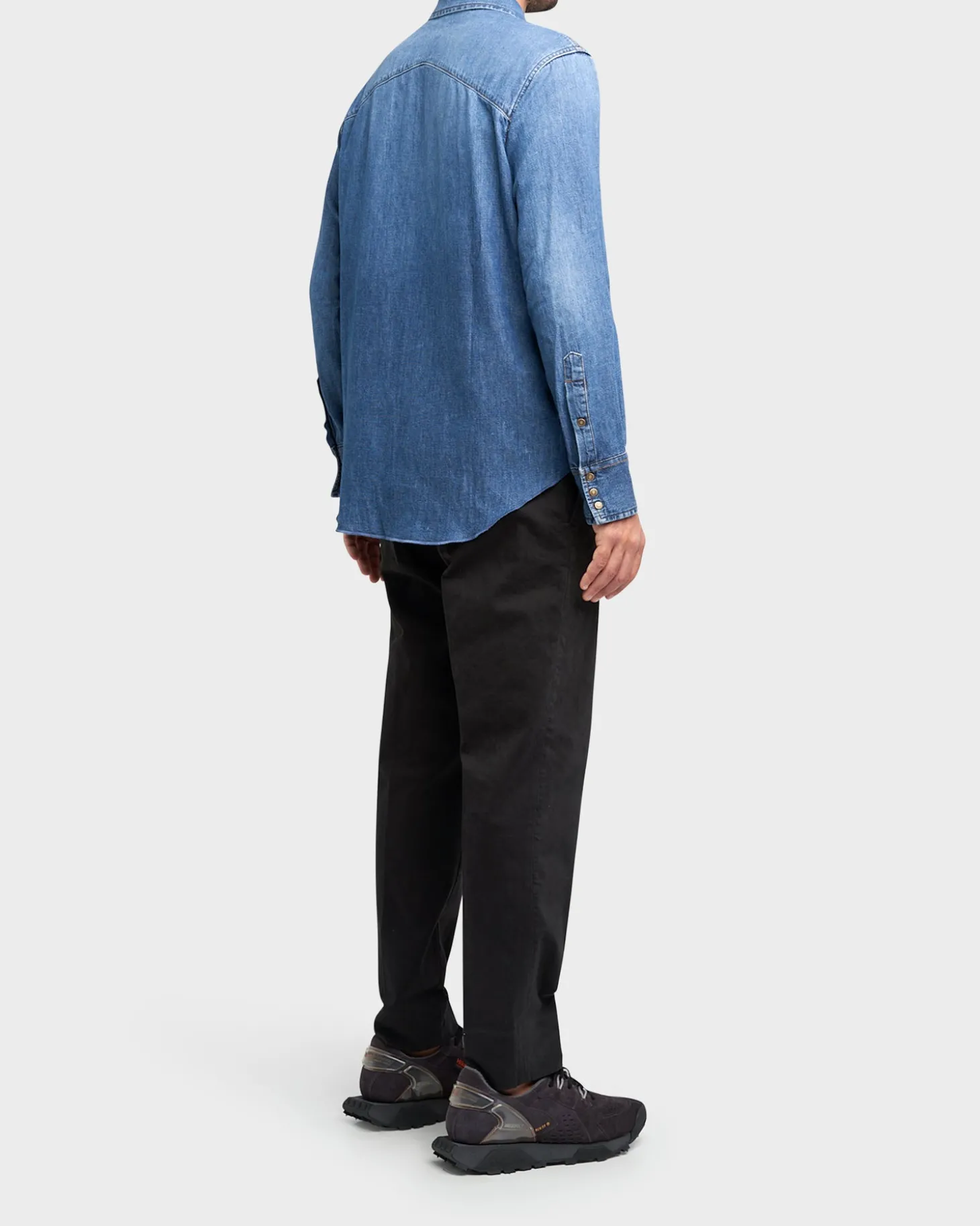 Black Cotton Chino