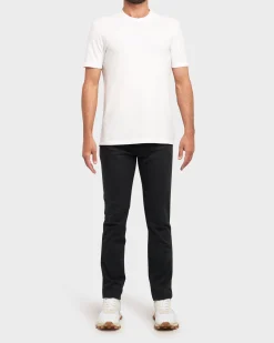 Black Cotton Stretch Slim Fit Denim Jeans