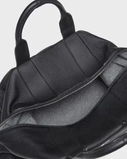 Black Deerskin Holdall