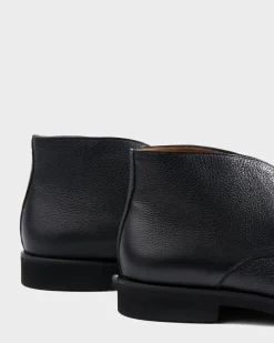 Black Friburgo Deerskin Desert Boots