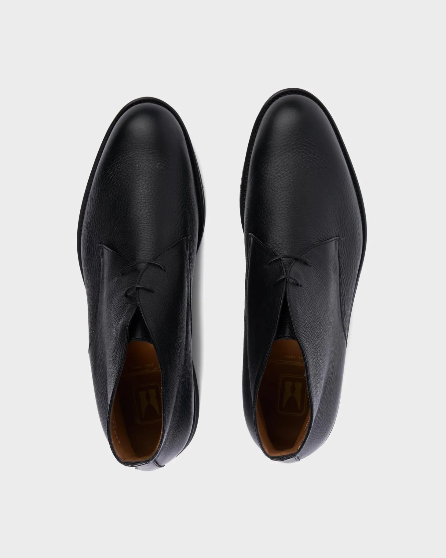 Black Friburgo Deerskin Desert Boots
