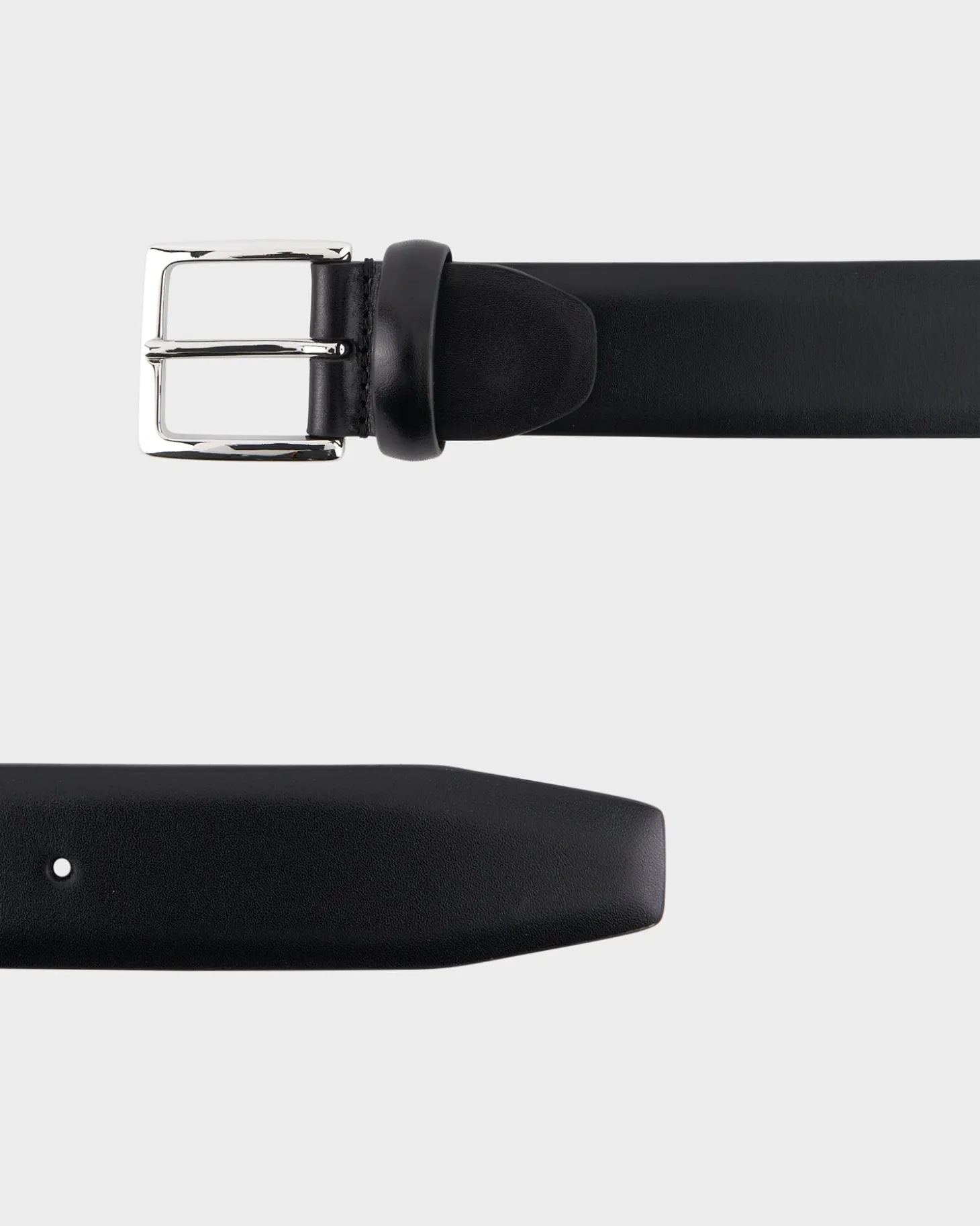 Black Leather Belt