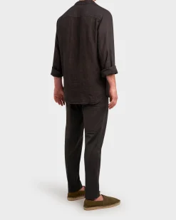 Black Linen Shirt