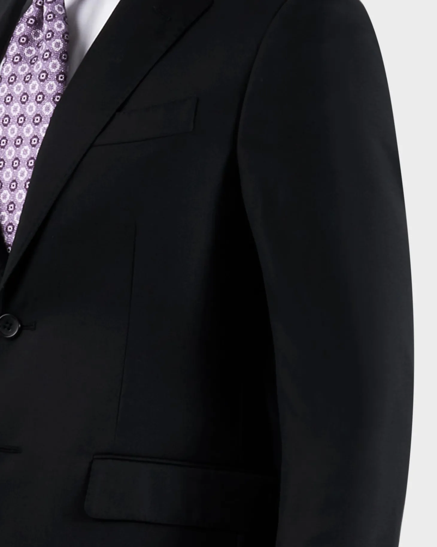 Black Loro Piana Pure Wool Suit