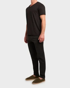 Black New Barcelona Cotton Stretch Chinos