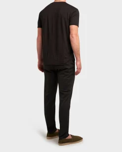 Black New Barcelona Cotton Stretch Chinos
