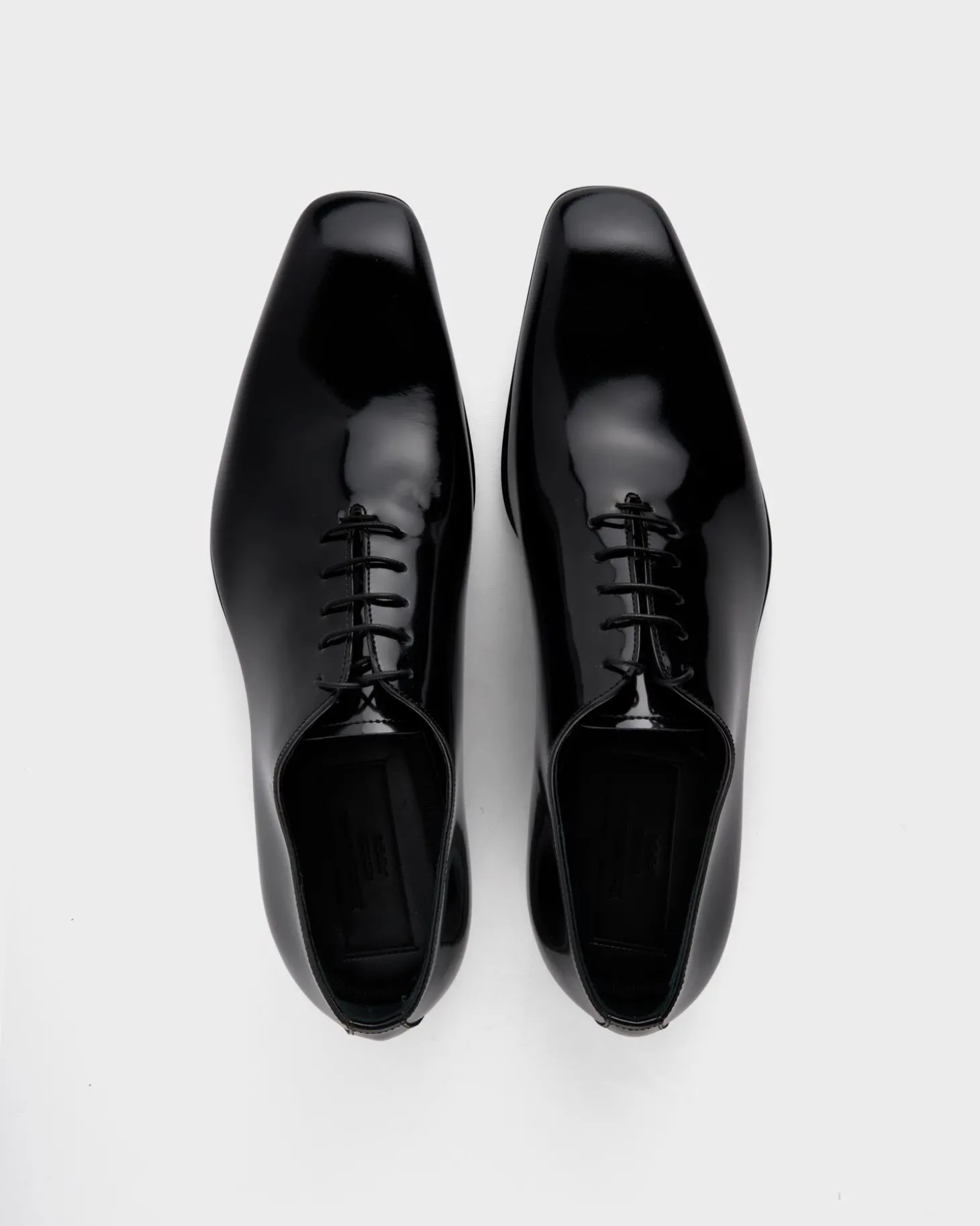 Black Patent Leather Oxford Shoes