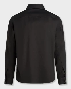 Black Premium Cotton Overshirt