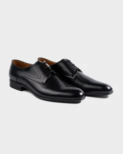 Black Rouen Classic Derby Shoes