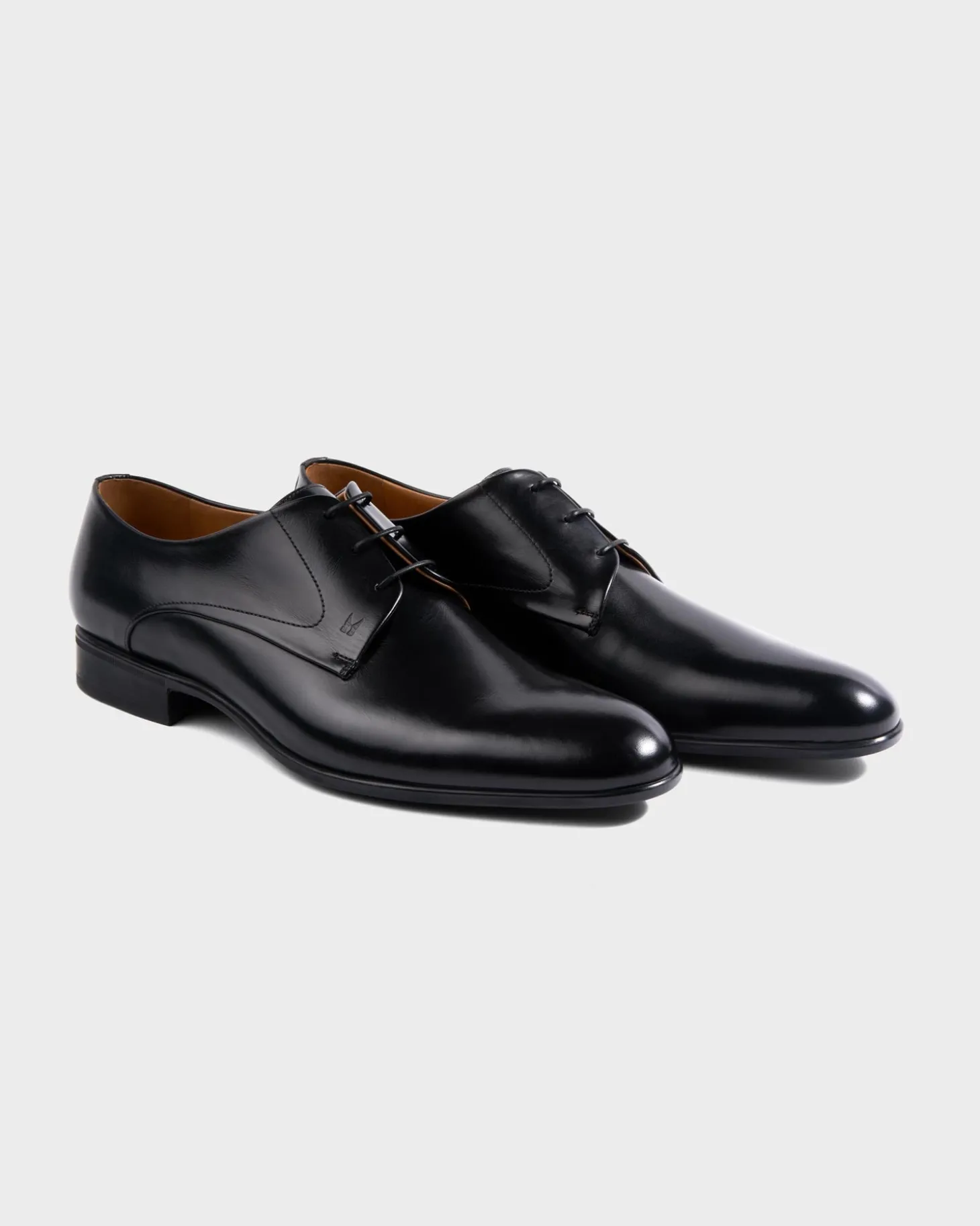Black Rouen Classic Derby Shoes