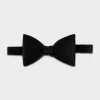 Black Silk Bow Tie
