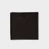 Black Silk Pocket Square