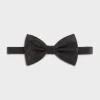 Black Silk Self Tie Bow Tie