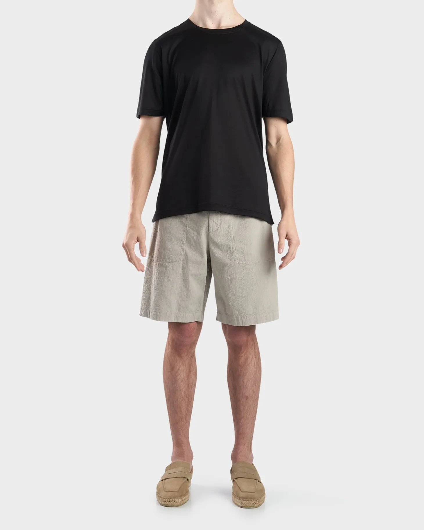 Black Silk T-Shirt