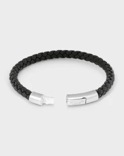 Black Sterling Silver Tubo Bracelet