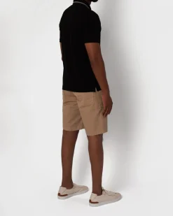 Black Techmerino Polo Shirt