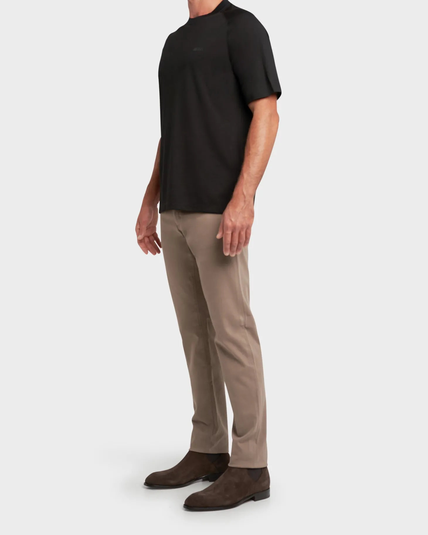 Black Techmerino Wool T-Shirt