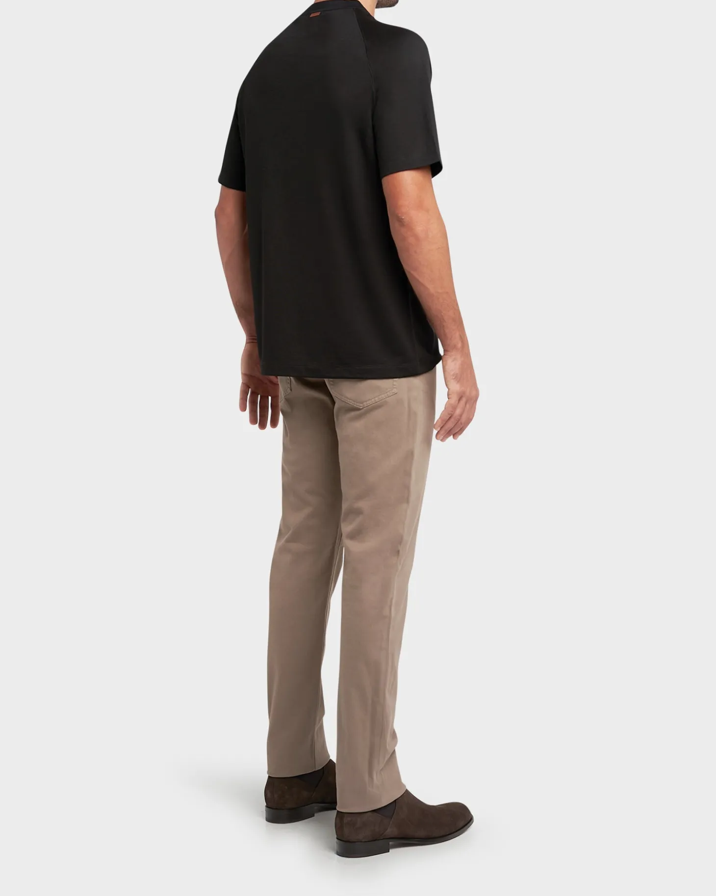 Black Techmerino Wool T-Shirt