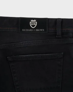 Black Travel Cotton Elastan Slim Fit Jeans