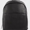 Black Tumbled Calfskin Backpack