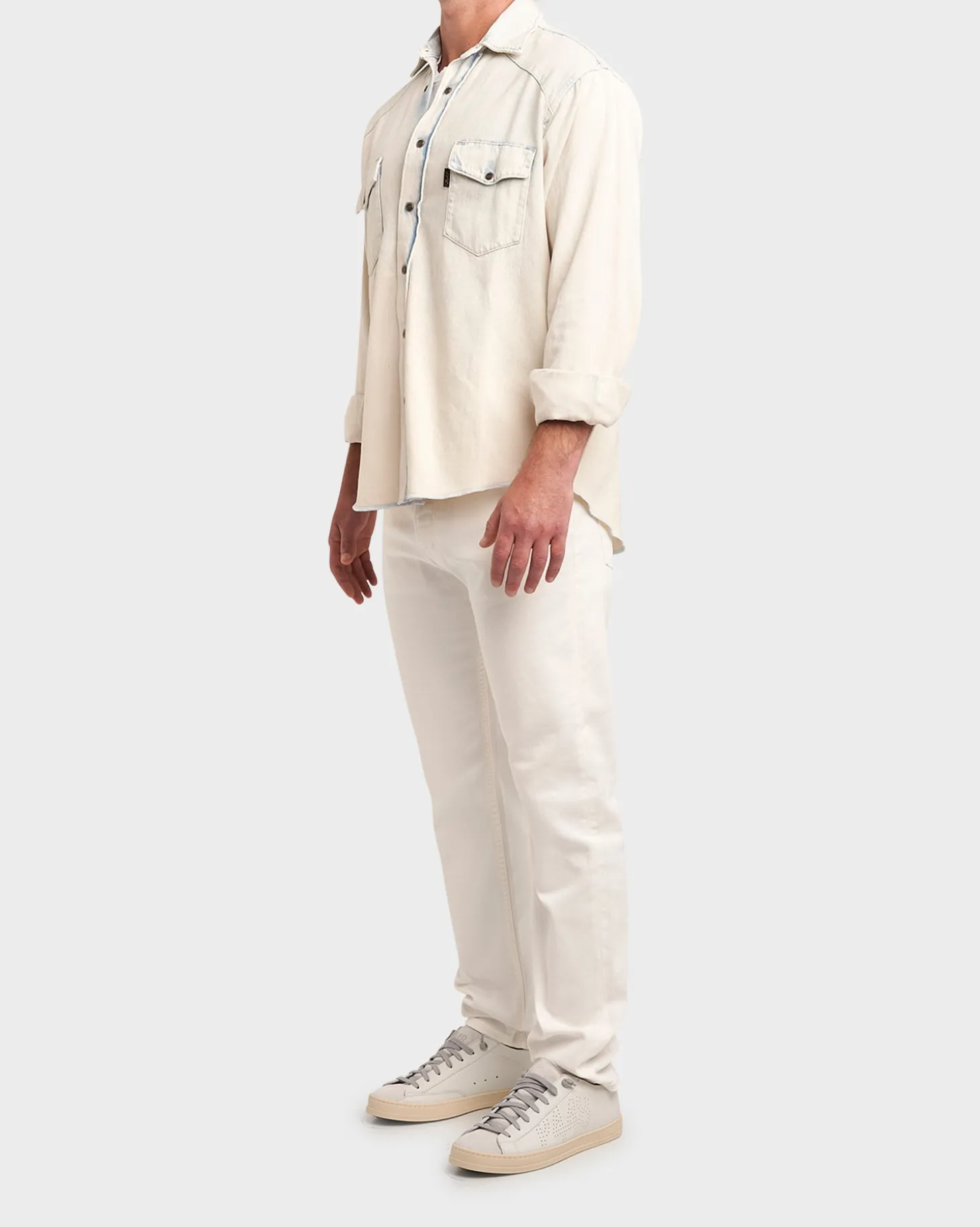 Bleach Blue Rey Cotton Shirt