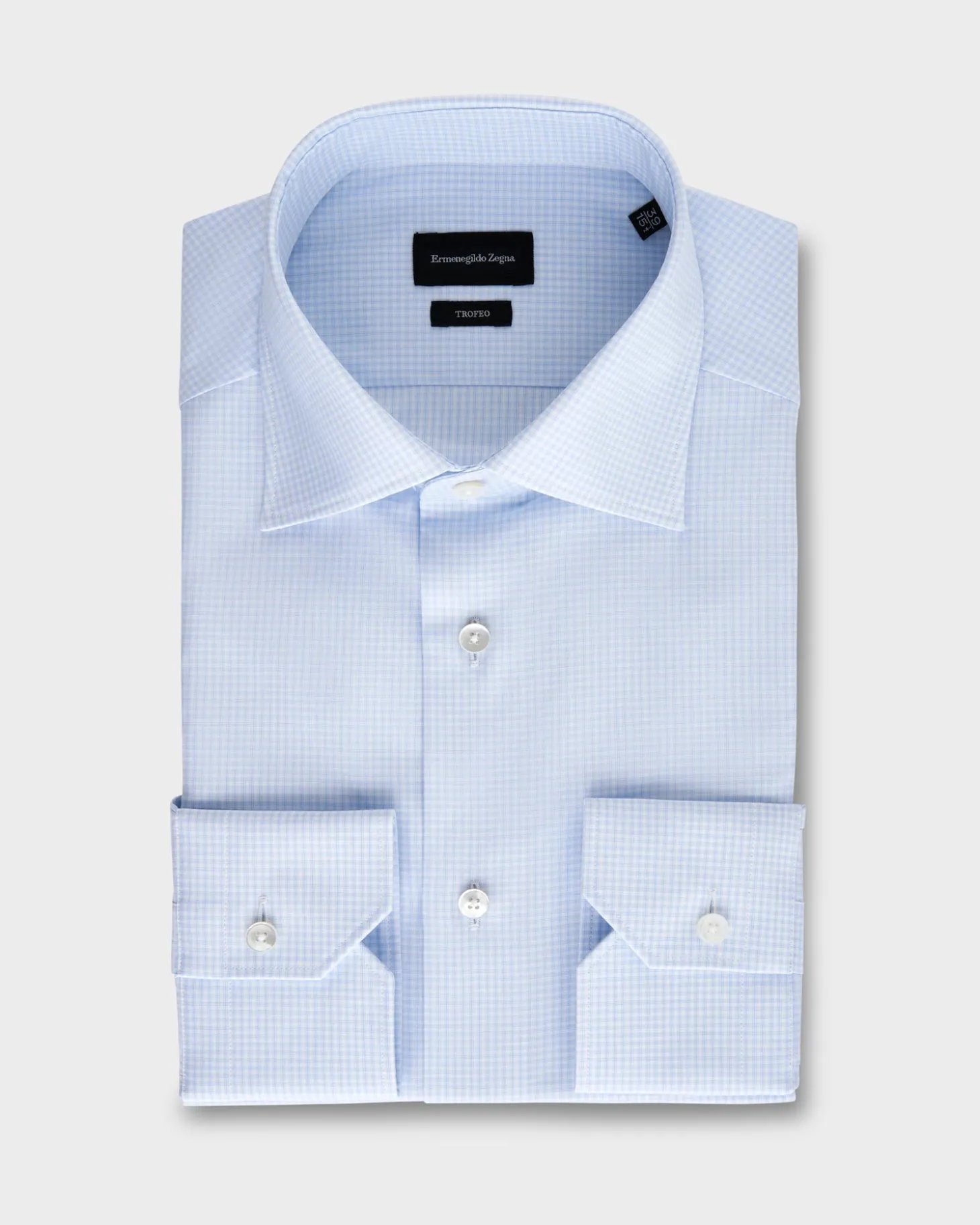 Blue And White Trofeo Cotton Shirt