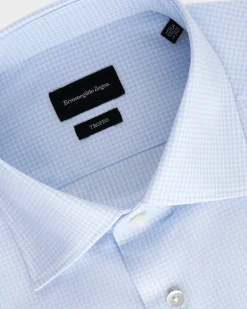 Blue And White Trofeo Cotton Shirt