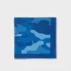 Blue Camo Silk Pocket Square