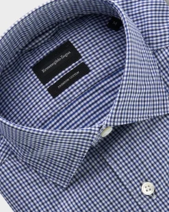 Blue Check Premium Cotton Shirt