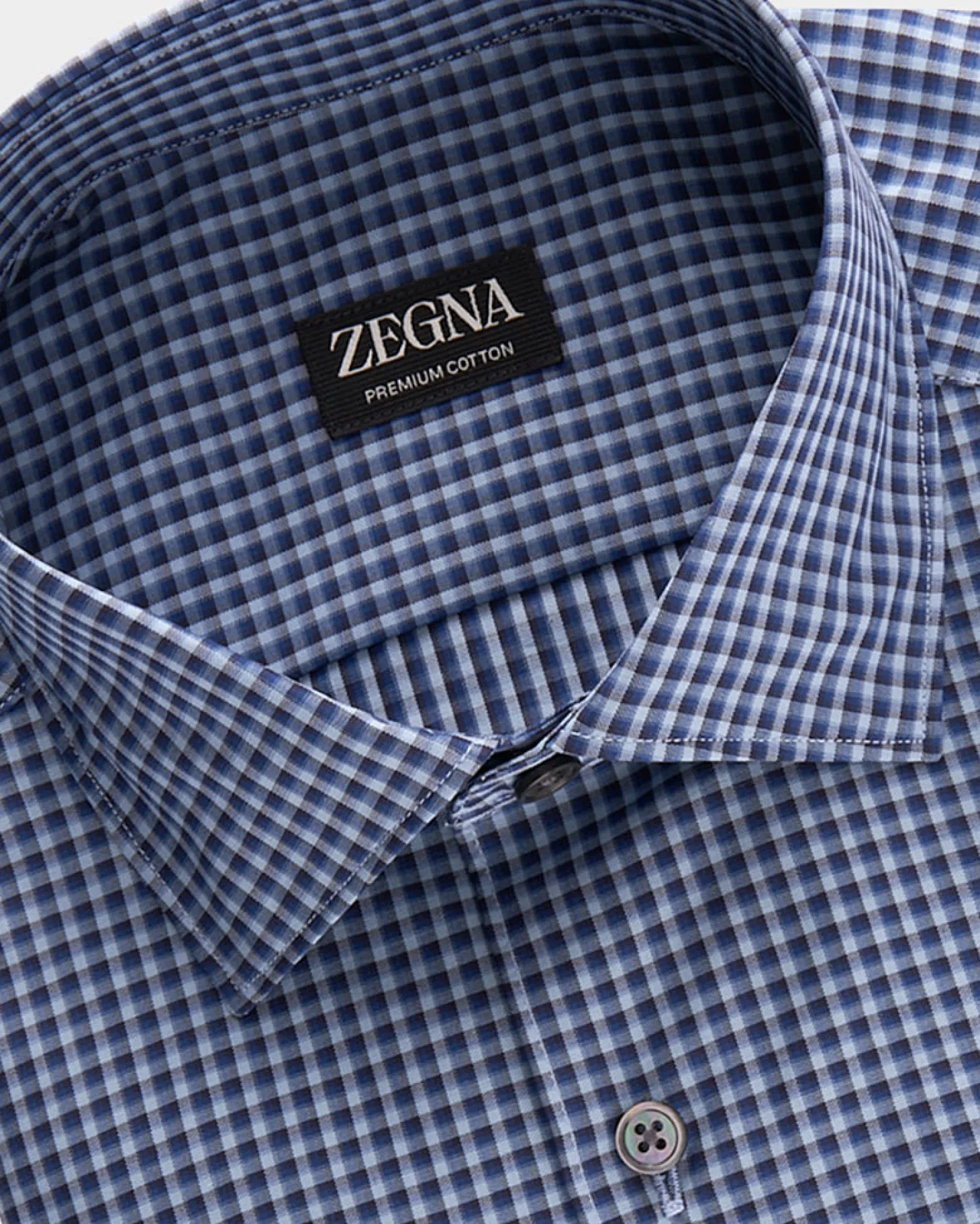 Blue Check Premium Cotton Shirt