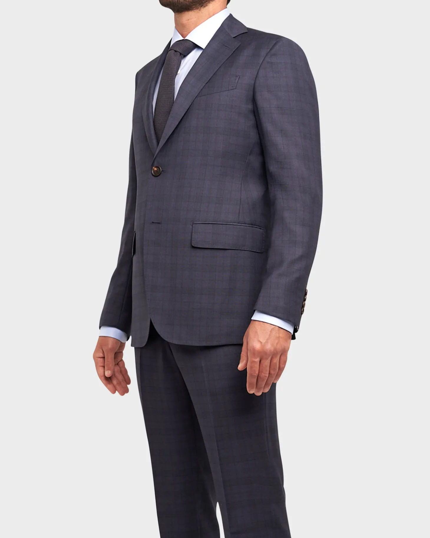 Blue Check Suit