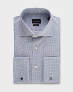 Blue Check Trofeo Cotton Shirt