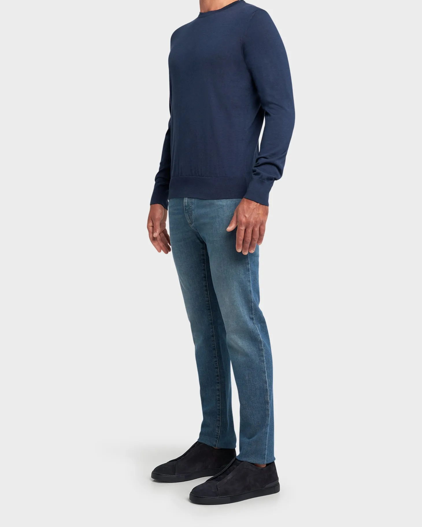 Blue Cotton Slim Fit City Jeans