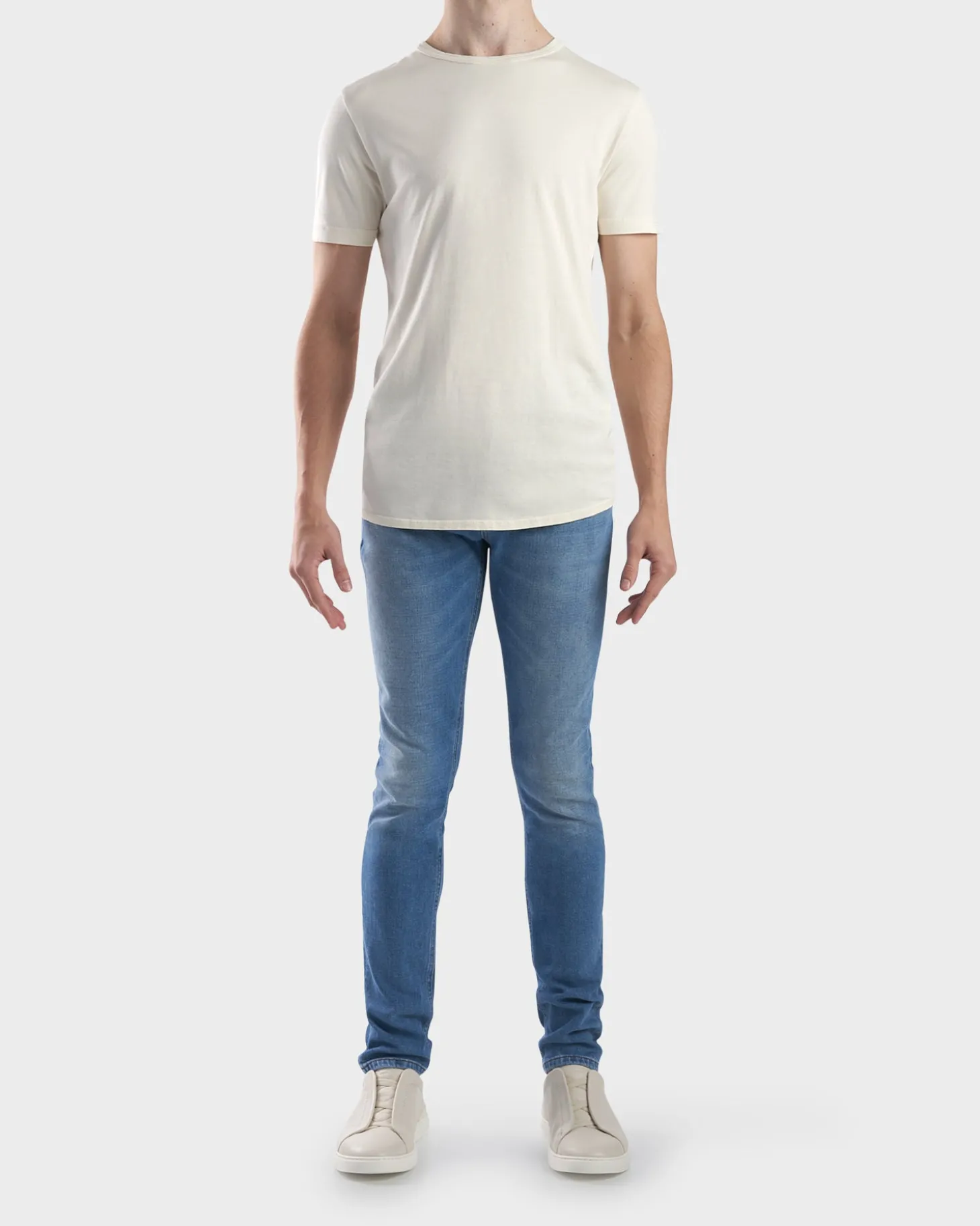 Blue Denim Five Pocket Slim Fit Jeans