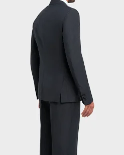 Blue Grey Wool Suit