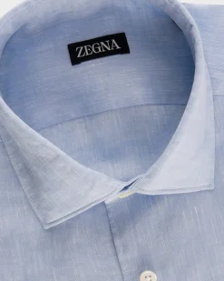 Blue Linen Shirt