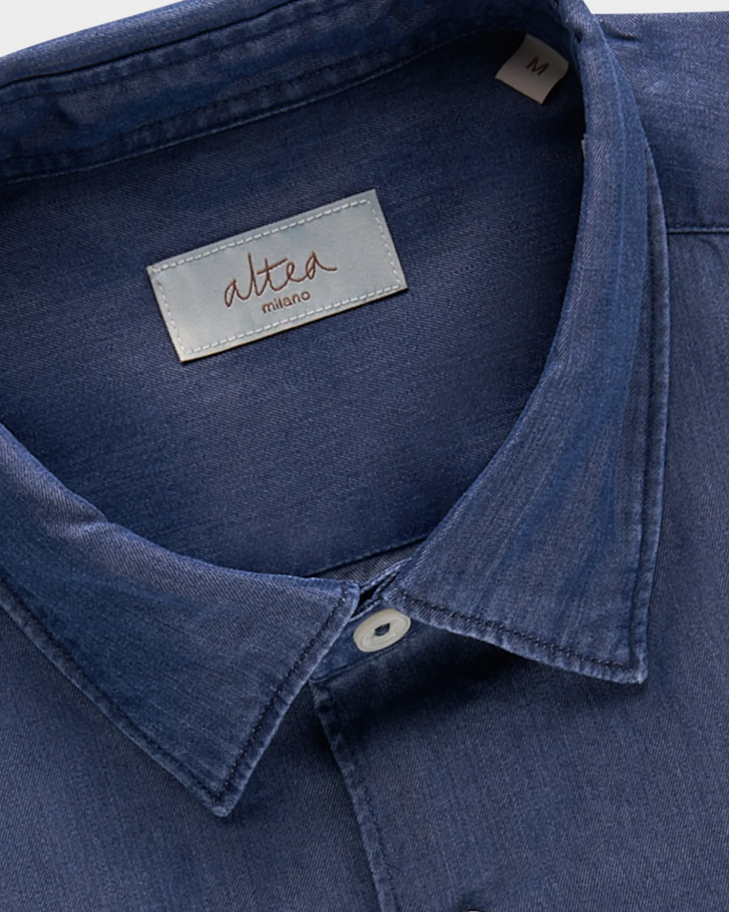Blue Lyocell Denim Shirt