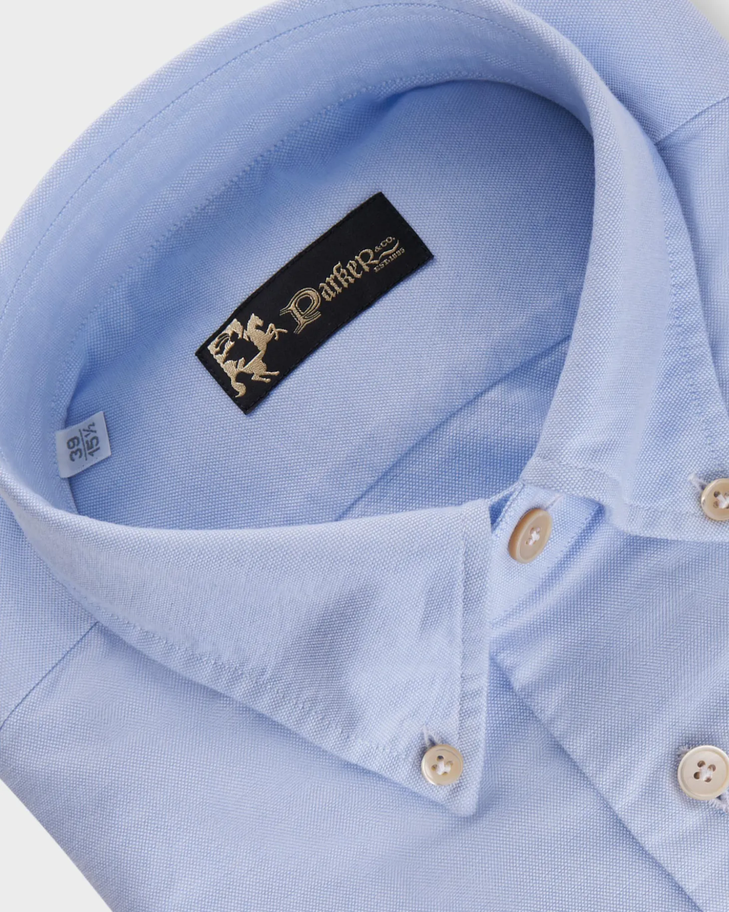 Blue Microweave Cotton Shirt
